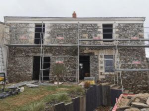Chantier de rénovation à Nantes
