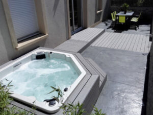 Création et pose d’une terrasse en béton à Vertou